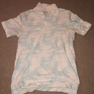 Collared pineapple shirt